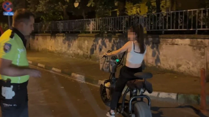Sərxoş halda elektrikli velosiped idarə etdi CƏRİMƏLƏNDİ 