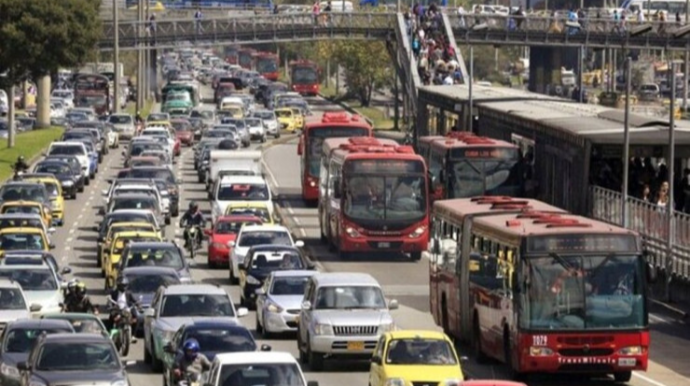 Bakıda böyük tıxac var: 192 avtobus gecikir 