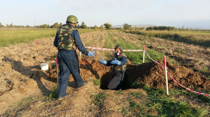 ANAMA: 200-ə yaxın partlamamış mərmi, silah-sursat aşkar edilib