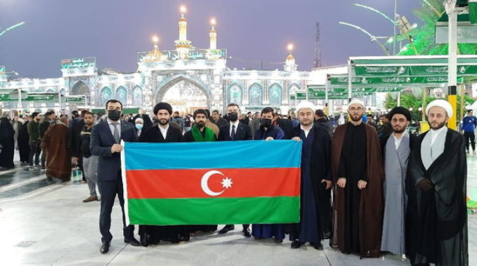 Kərbəlada ermənilərin Qarabağda dağıtdığı məscidlərin görüntüləri nümayiş olunub  - FOTO