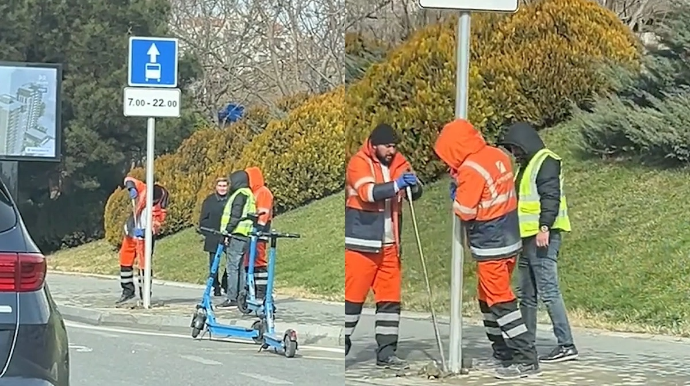 Bakının mərkəzi prospektində AVTOBUS ZOLAĞI LƏĞV OLUNUR?  - VİDEO