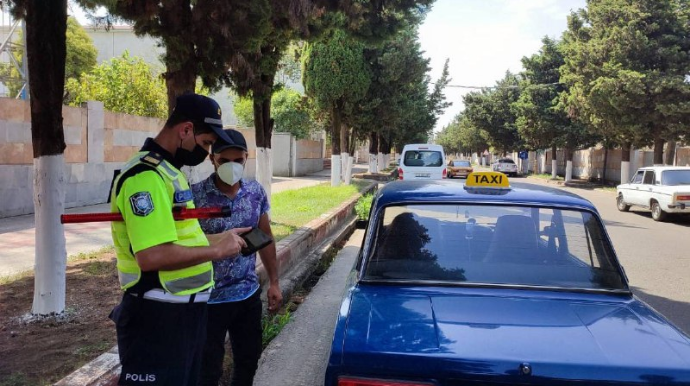 Astarada müxtəlif qayda pozuntularına yol verən sürücülər cərimələnib 