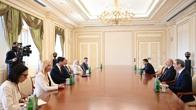 İlham Əliyev Afrim Qaşini qəbul etdi - FOTOLAR