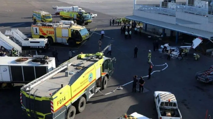 Təbrizdə təyyarə qəzaya uğradı - FOTO 