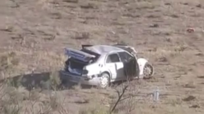 Bakı-Qazax yolunda avtomobil dərəyə aşdı   - VİDEO