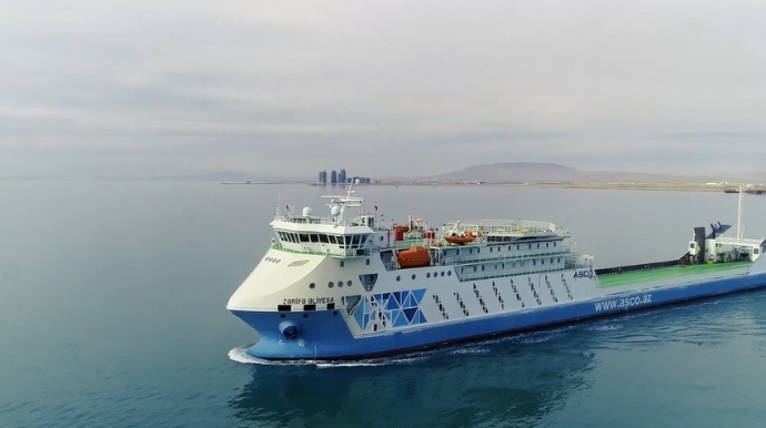 “Zərifə Əliyeva” gəmi-bərəsi ilə indiyədək 18 minə yaxın yük avtomobili daşınıb - VİDEO