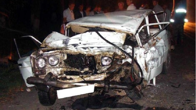 Sabirabadda dəhşətli qəza: 2 nəfər öldü, 3 yaralı var 