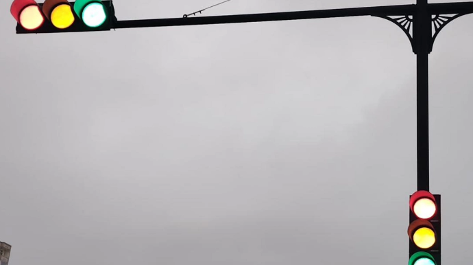 Bakıda bu yolda işıqforun hər üç işığı eyni anda yanır - FOTO - VİDEO - YENİLƏNİB