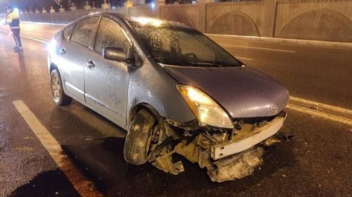 В Баку Prius  стал причиной тяжелого ДТП  - ВИДЕО