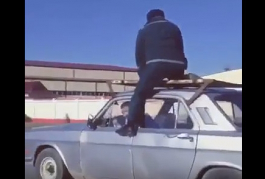 Nəqliyyat qoçusu iş başında – Bu dəfə belə etdilər - VİDEO