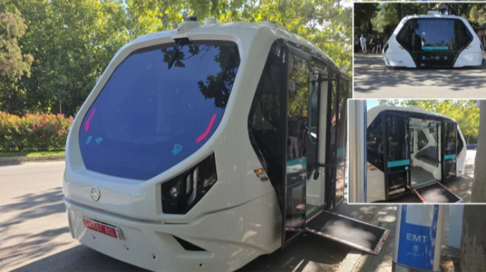 Bu şəhərdə ilk sürücüsüz elektrik avtobusu sınaqdan keçirildi - Sürəti bu qədərdir… - FOTO - VİDEO