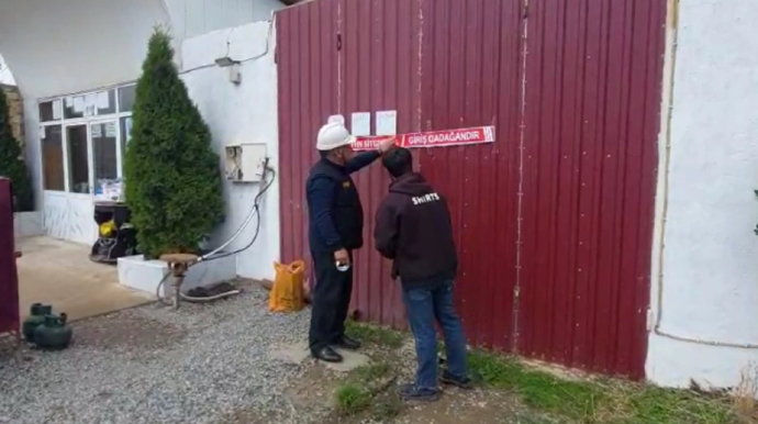 Gədəbəydə maye qazdoldurma məntəqəsinin faəliyyəti dayandırıldı - VİDEO 