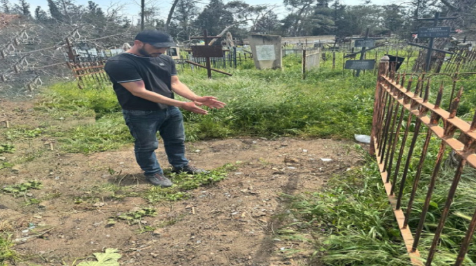 Qəbirlərdən qızıl dişlər oğurlayan şəxs saxlanıldı - FOTO 