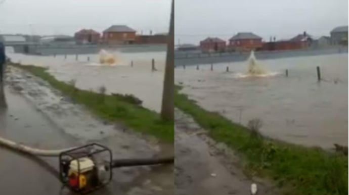 Sel sularının təsirindən Masallı rayonunda 8 kənd qazsız qaldı  - VİDEO