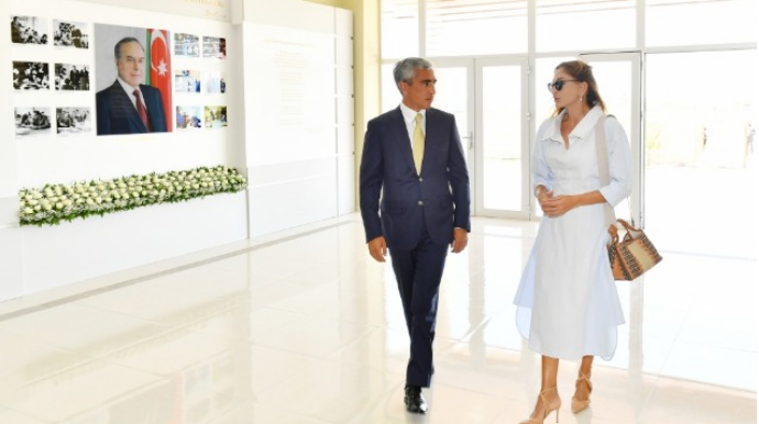 Mehriban Əliyeva açılışlara qatıldı  - FOTO