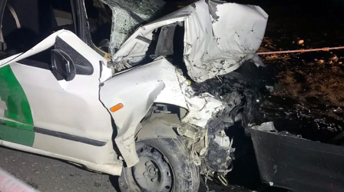 Gəncədə yol qəzası baş verib, xəsarət alan var