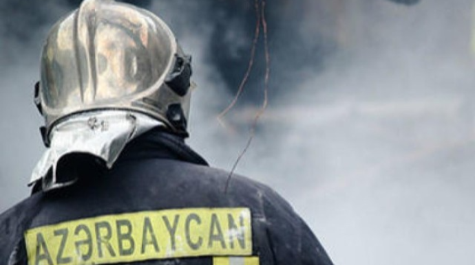 Şabranda fermada yanğın baş verdi 