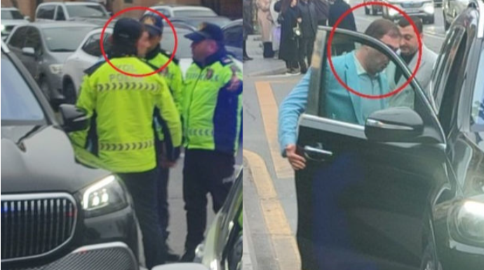 В Баку водитель Maybach оказал сопротивление сотрудникам полиции - ФОТО 