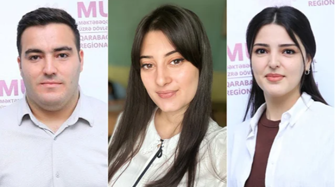 Bir ailədən 3 müəllim imtahanda yüksək nəticə göstərdi - FOTO