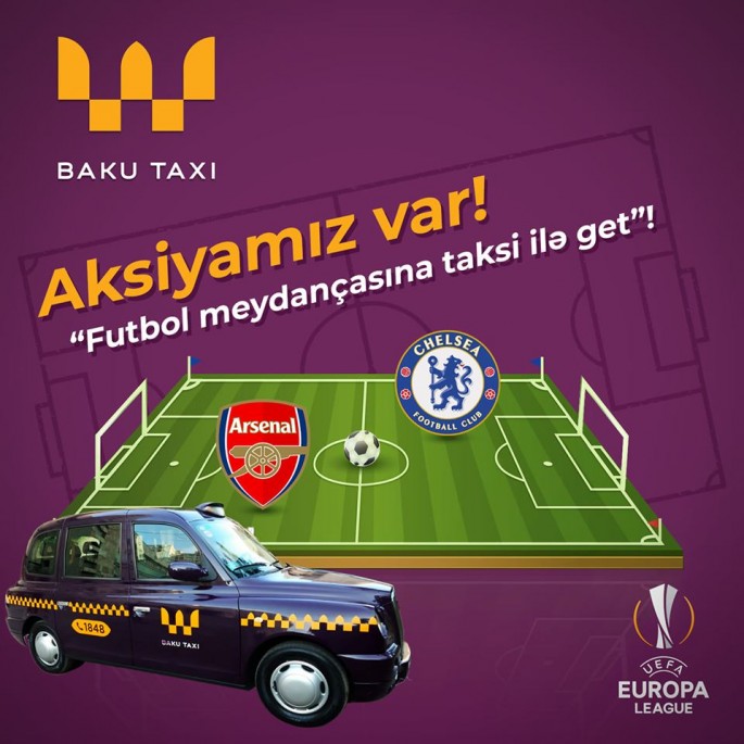 "Futbol meydançasına taksi ilə get"! - DANX-dan Aksiya