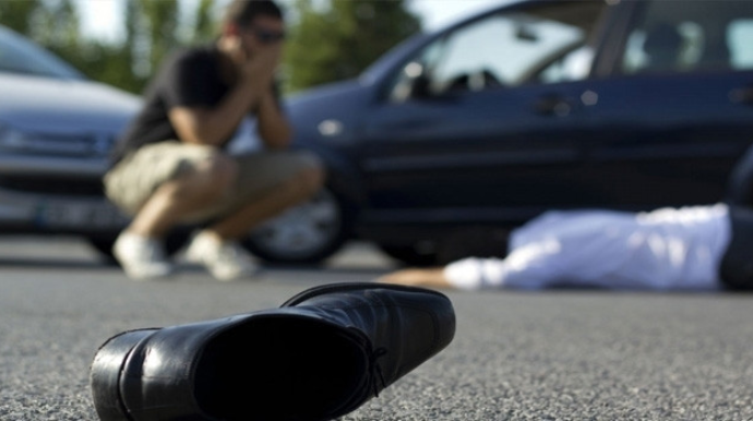 "Mercedes"in vurduğu piyada xəsarət alıb - Ağdamda qəza - FOTOLAR 