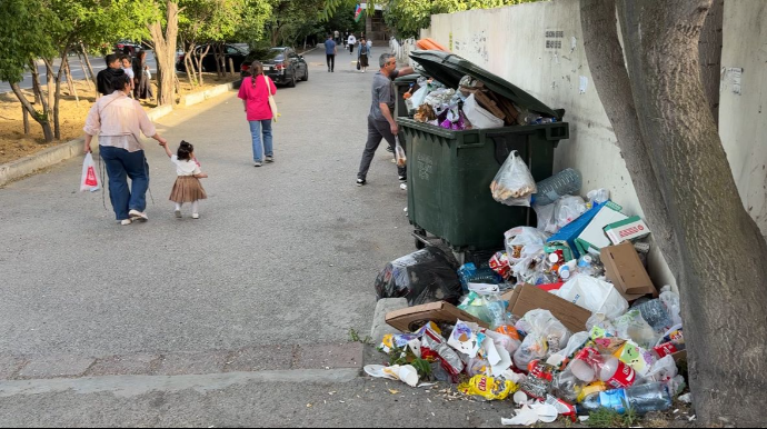 “Şamaxinka”  yaxınlığında zibilxana yarandı – QURUM HƏRƏKƏTƏ KEÇDİ - VİDEO 