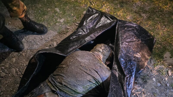 Ötən ay Göyçayda kanalda batan gəncin meyiti tapıldı - FOTO