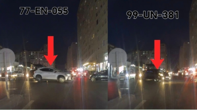 Nişan geriyə dönməni qadağan edir, amma bu sürücülərin vecinə də deyil - VİDEO