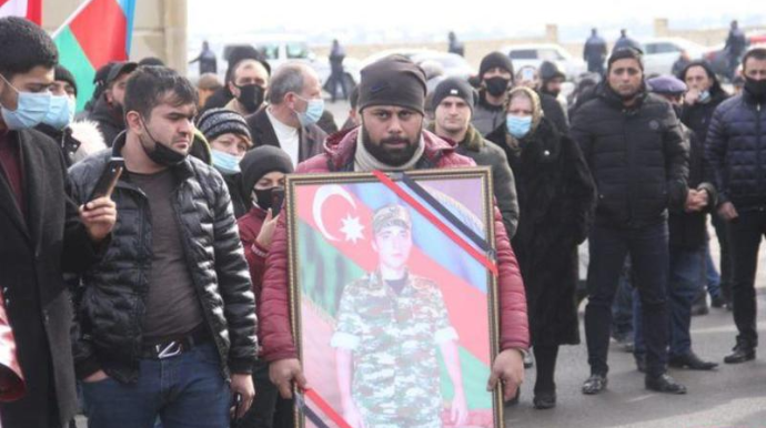 В Гяндже похоронены 2 азербайджанских шехида  - ФОТО