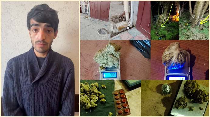 Yasamalda ƏMƏLİYYAT: 20 kiloqram marixuana aşkarlandı - VİDEO