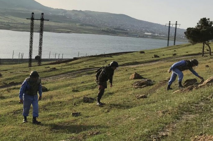 Bakı dairəvi avtomobil yolunun ərazisində mərmi tapılıb - FOTO