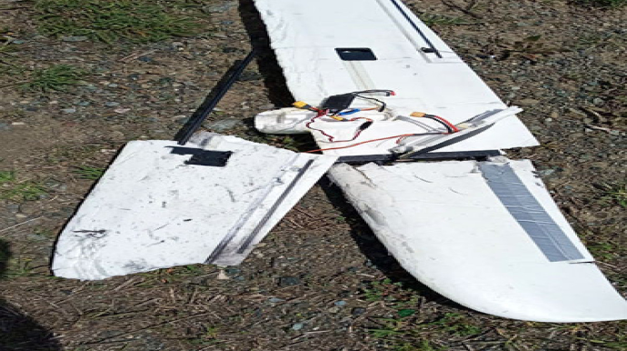 Ermənistana məxsus PUA vuruldu  - FOTO