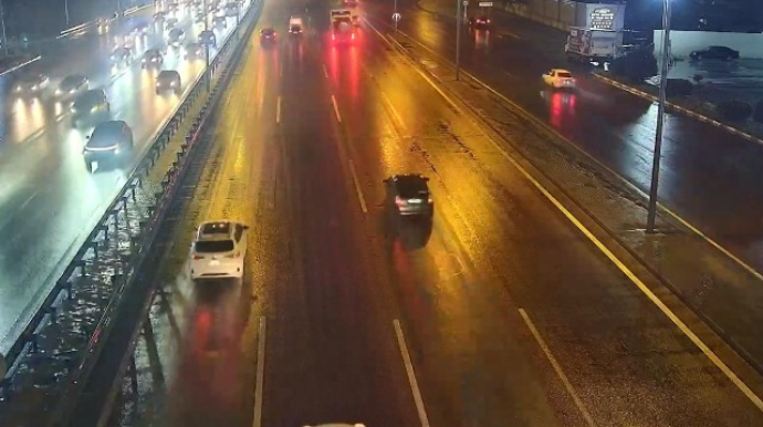 Zığ dairəsi-Hava Limanı yolunda sürət həddi aşağı salınıb - FOTO 