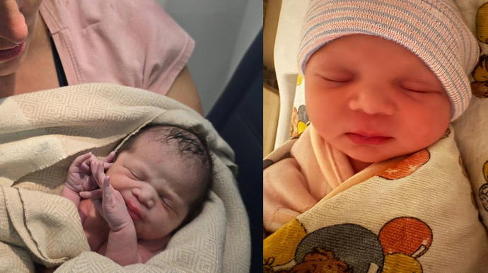 Təyyarədə körpə doğuldu - FOTO