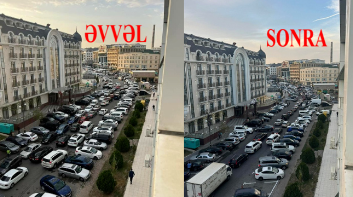 Paytaxtın bu küçəsində “iynə atsan yerə düşməz”  - FOTO