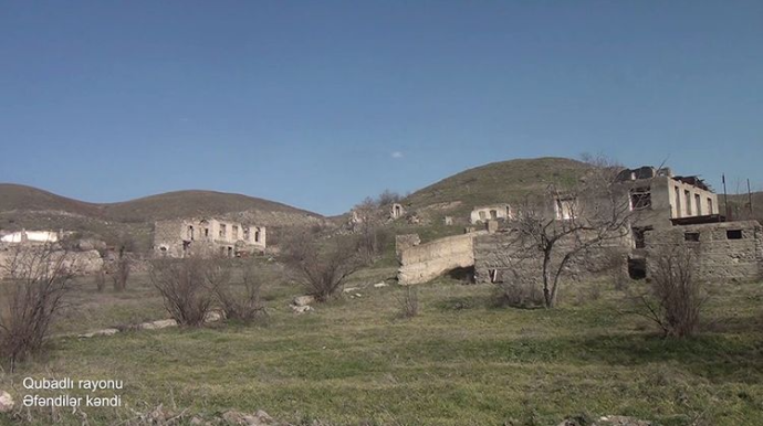 Qubadlı rayonunun Əfəndilər kəndi - VİDEO
