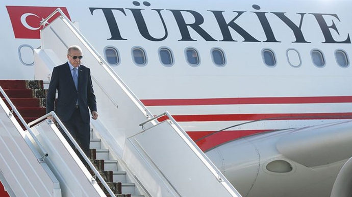 Ərdoğanın təyyarəsi Zəngilan Beynəlxalq Hava Limanına eniş edib - YENİLƏNİB