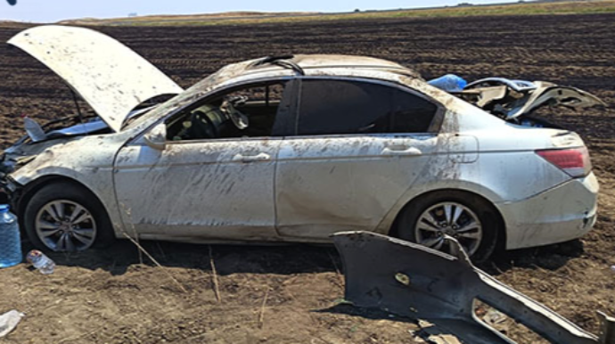 Füzulidə “Hyundai”  aşdı - Xəsarət alan var - VİDEO