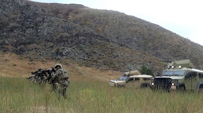 Azərbaycan və Türkiyə xüsusi təyinatlıları Laçında tapşırıq icra ediblər  - VİDEO