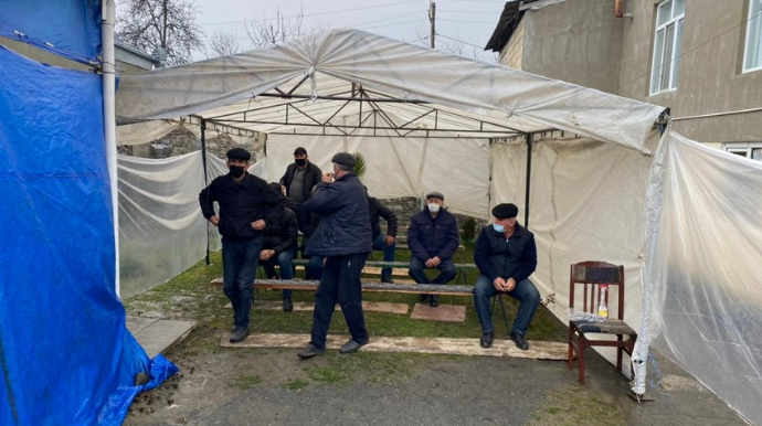 Balakəndə yas mərasimləri keçirilməsinin qarşısı alınıb  - FOTO