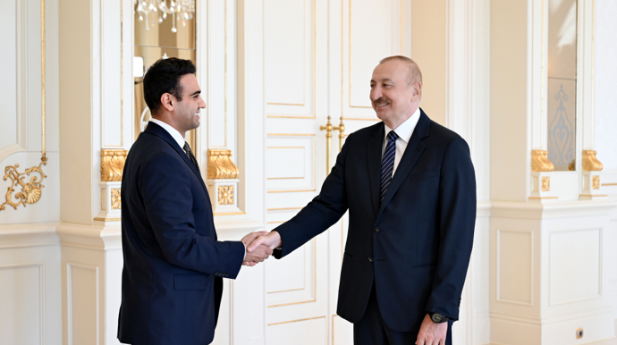 Prezident ABŞ Konqresinin Nümayəndələr Palatasının üzvünü qəbul etdi - FOTOLAR