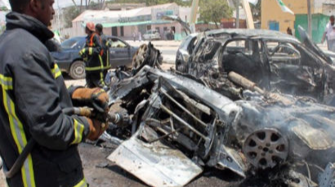 Somalinin paytaxtında avtomobil partladılıb