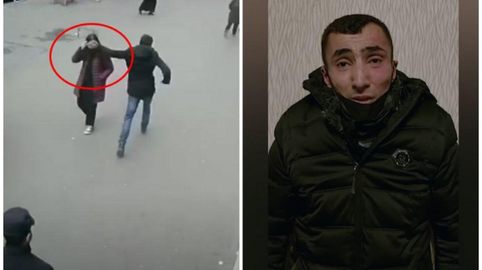 Küçədə qadınlara sillə vuraraq qaçan şəxslə bağlı qərar çıxarılıb 