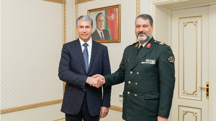Nazir Vilayət Eyvazov İranın Narkotiklərlə Mübarizə Polisinin rəisini qəbul edib - FOTO