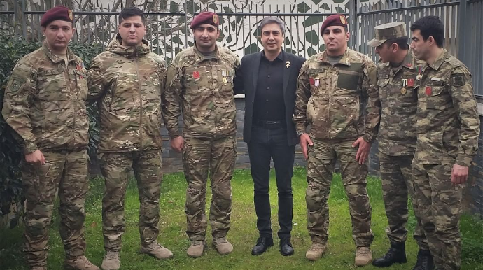 Qazilərimiz Necati Şaşmazla görüşdülər - FOTO 