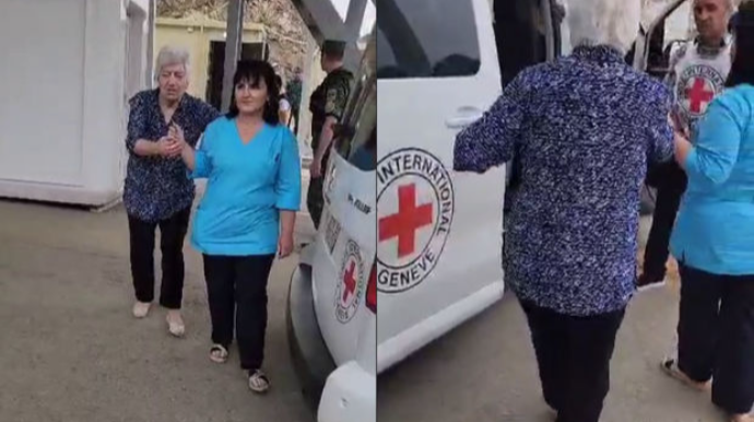 Erməni qadın “Laçın” sərhəd-buraxılış məntəqəsində Azərbaycan sərhədçilərinə təşəkkür etdi - VİDEO 