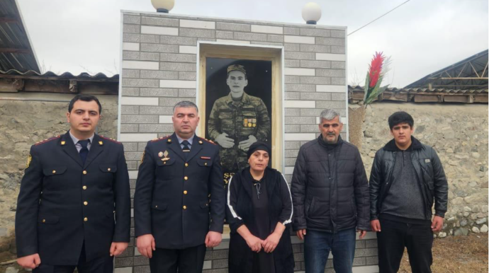 Göyçayda şəhid ailələri ziyarət olunub – FOTO 