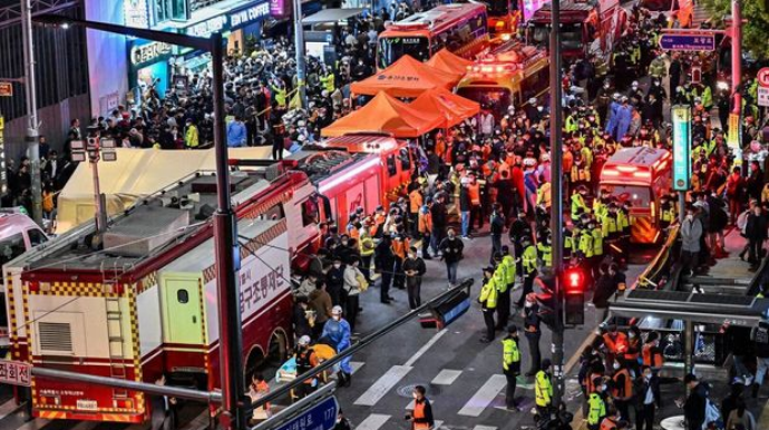 Восстановлена картина давки в Сеуле, где погибли более 150 человек  - ВИДЕО