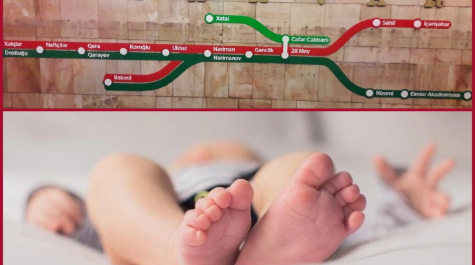 Metroda doğulan körpənin son durumu