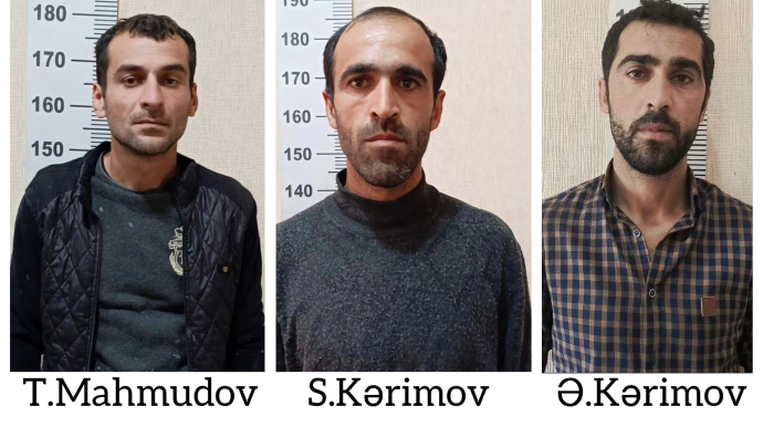 Zərdabda kommunikasiya naqilləri oğurlayan şəxslər saxlanıldı - FOTO
